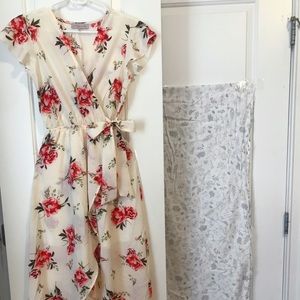Women floral maxi dress
